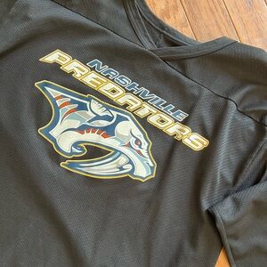 Vintage CCM Nashville Predators Black Long Sleeve practice jersey